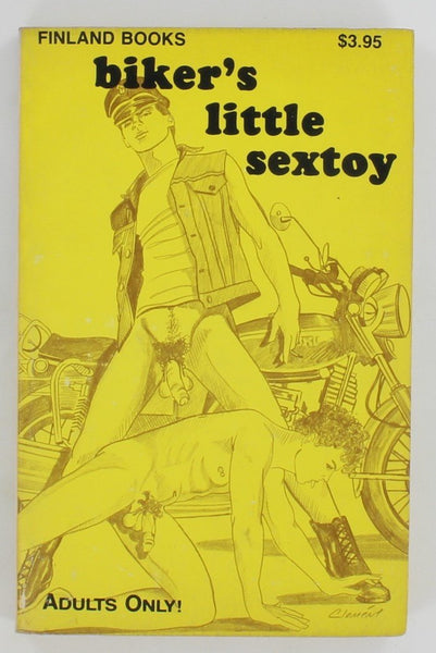 Biker's Little Sex Toy 1986 Finland Books FIN-111 Star Distributors, NY Leathermen Gay Pulp Book PB456