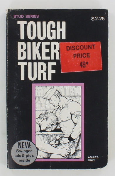 Tough Biker Turf by Smokey Mimms 1976 Stud Series SS-1004 Gay Pulp Fiction Novel, Star Distributors, NY PB466