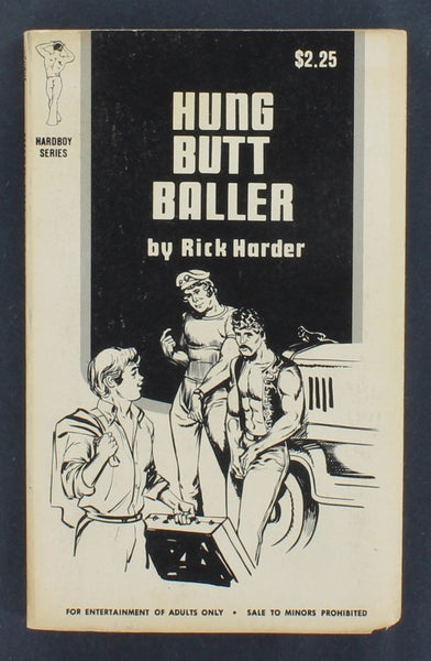 Hung Butt Baller by Rick Harder 1974 Hardboy Series HS1002 Star Distributors NY, Gay Pulp Book PB471