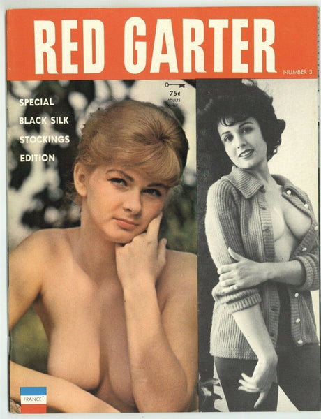 Red Garter V1#3 Elmer Batters 1963 Long Legs 56pgs Black Silk Stockings Nylons High Heels Magazine M36004