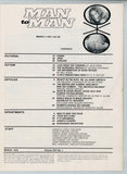 Man To Man Magazine 1975 Serena Czarnecki 80pgs Vintage Pinup Magazine, Histrionic Publ. NYC M39523