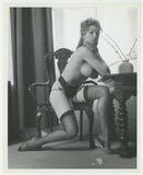 Barbara Weldon 1960 Classy Busty Female Model, Nylon Stockings 8x10 Original Parliament Photo J16049