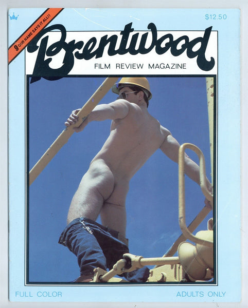 Brentwood Film Review Magazine #9 Vintage Gay Cinema Homoerotica 32pgs Marquis Pub. M35067