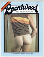 Brentwood Film Review #8 Public Bathroom Glory Hole Sex 1979 Vintage Gay Cinema Magazine 32pgs Marquis Pub. M35066