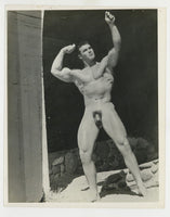 Keith Stephan 1950 Original Gay Physique Photo 8x10 Beefcake Nude Male J9276