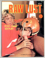 Raw Lust #1 Football Player & Cheerleader 1978 Hard Sex 48pgs Cute Blonde M22800