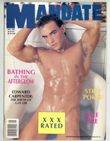 Mandate V16#5 Mavety Media/Mandate Pub. 1992 Edward Carpenter Gay Civil Rights Hunks M22886