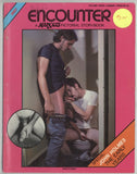 Encounter V3#3 John Holmes 14p Marquis 1983 Johnny Wadd Vintage Gay Magazine 48pgs Adult Film Stars M22918