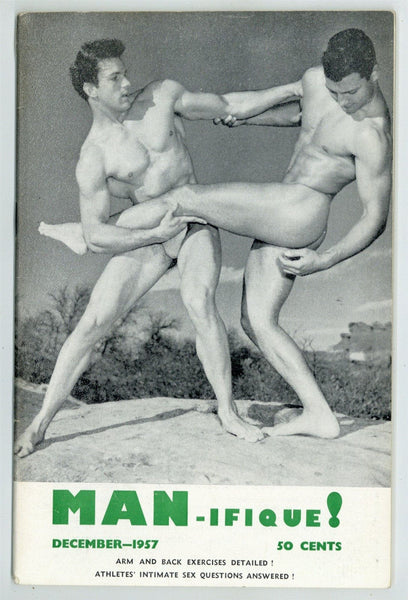 Man-ifique 1957 Jim Dardanis AMG 40pg Vintage UK Gay Physique WPG Magazine 23206