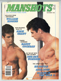 Manshots 1990 Ryan Idol Cover, Alex Stone 84pg Randy Cochran, William Higgins Gay Video Magazine M23779