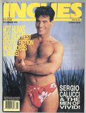 Inches 1990 Sergio Colucci Jim Montana 100p Bill Crane Gay Pinup Magazine M23950