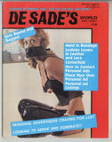 De Sade's World 1985 V1#1 Bondage Bound and Gagged Lesbian Lovers 60pgs Executive Imports M24002