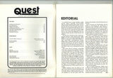 Quest V1#1 Academy 1973 Civil Rights 64pgs Hippies Gay Magazine M24311