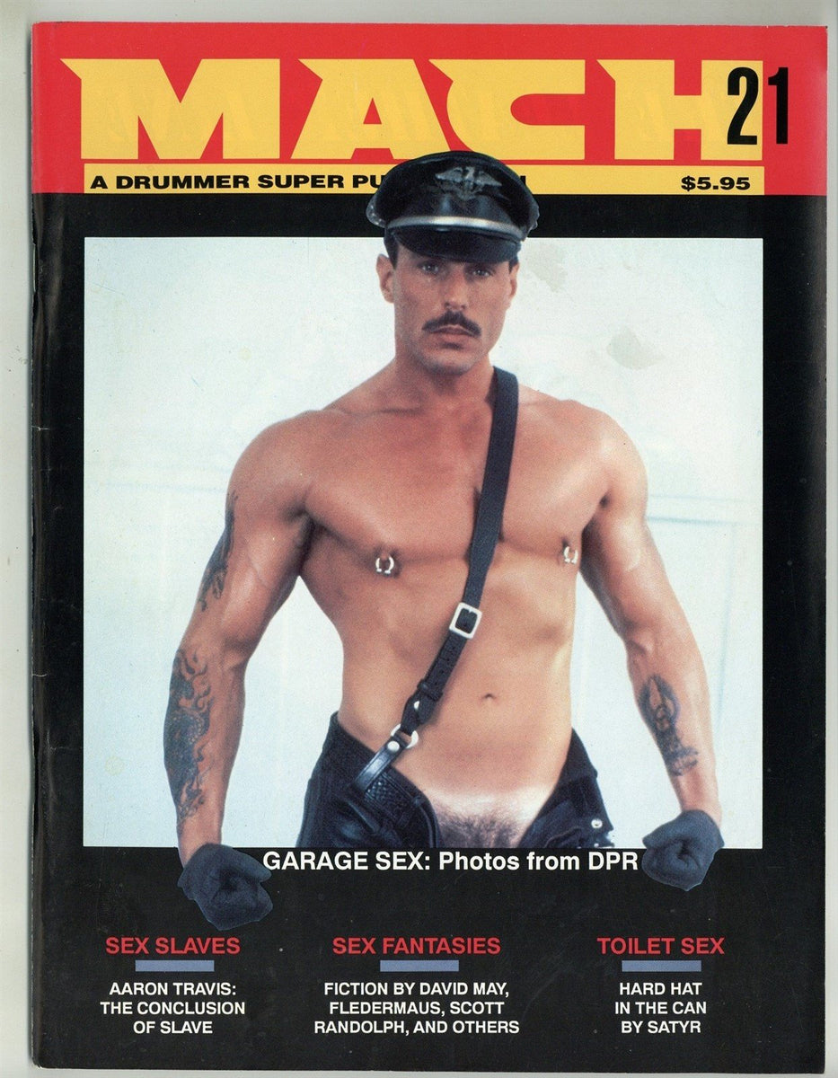 Mach #21 Drummer Leather Zeus Studios Fledermaus 1990 BDSM 68pgs Gay M ...