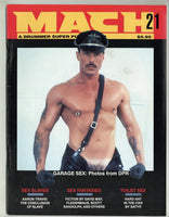 Mach #21 Drummer Leather Zeus Studios Fledermaus 1990 BDSM 68pgs Gay Magazine M24322