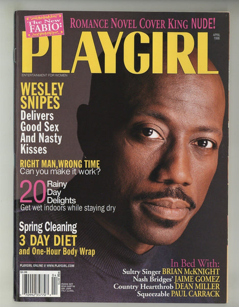 Playgirl 1998 Rob Ashton Warren Tavares 106pg Vintage Pinups Gay Magazine M24650