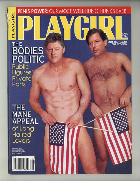 Playgirl 1994 Jamie Bales Matt Baker 106pgs Clinton Gore Gay Magazine M24654