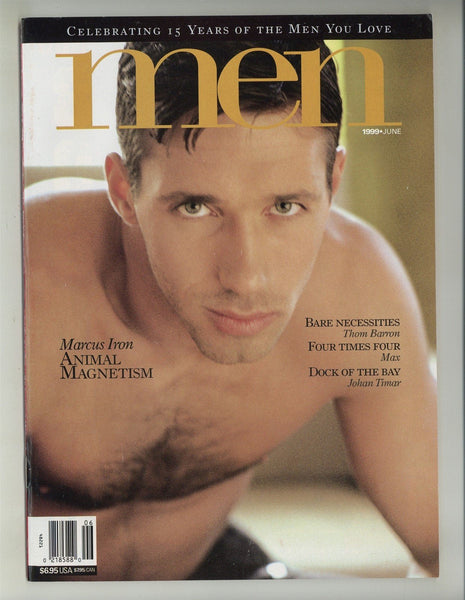 Men Magazine 1999 Marcus Iron Thom Barron 82pgs Johan Timar Gay Beefcakes M24659