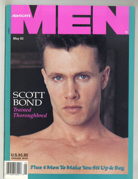 Advocate Men 1992 Scott Bond Luke Treston Guy Doroshe 92pgs Gay Magazine M24971