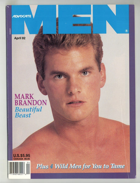 Advocate Men 1992 Mark Brandon Randy White Taylor Scott 92pg Gay Magazine M24972