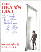 The Dean's List: Photographs by Roy Dean 1980 Hand Signed 64pgs R Delta, Los Angeles M37227