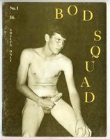 Bod Squad V1#1 Jim Pickwood, Dusty Haven, Lance Wood 1969 Homoerotic Physique Photography 48pgs Bob Carr, Bobco Studios Los Angeles M