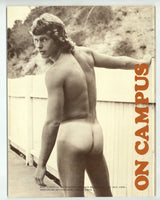 On Campus 1976 Vintage Homoerotic Magazine 48pgs Chuck Holmes, Falcon Studios M25078