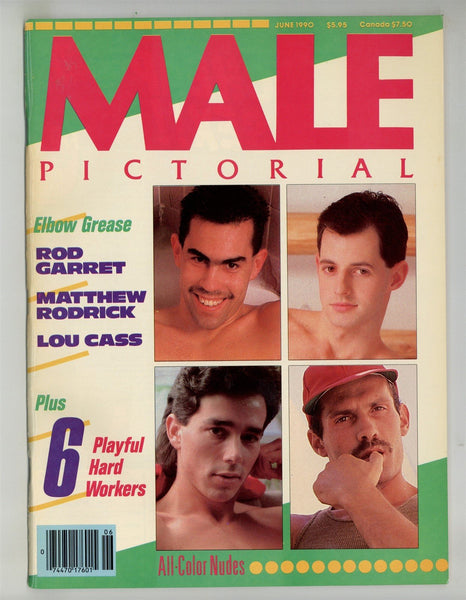 Male Pictorial 1990 Rod Garret Matthew Roderick Lou Cass 68p Gay Magazine M24873