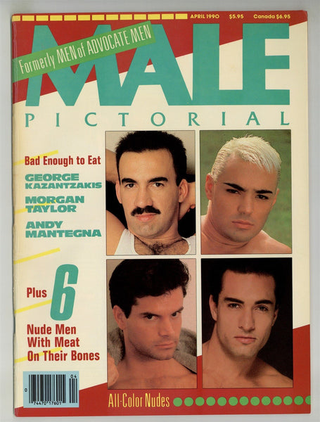Male Pictorial 1990 Morgan Taylor Andy Mantegna 68pgs Gay Magazine M24875