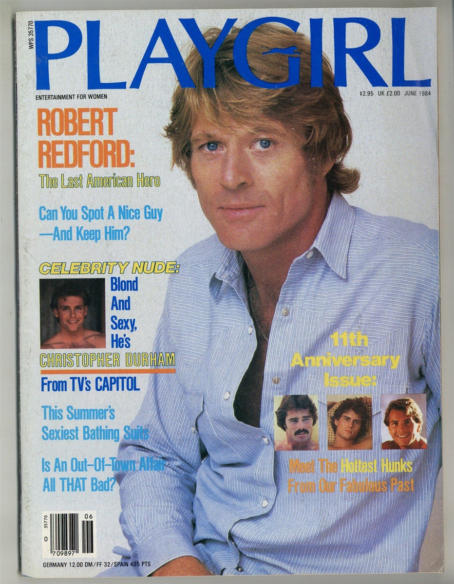Playgirl 1984 Richard Armani Robert Redford 128pgs Vintage Gay Magazin ...