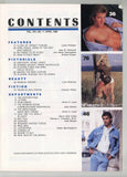Playgirl 1989 Kenny Jones, Paolo Pecota 100pgs Vintage Gay Pinup Magazine M26276