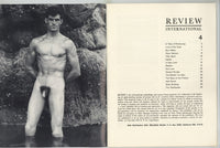 Review International #4 Gay Lifestyle Pinup Magazine 1965 Scandinavian Edition 36pgs Homoerotic Pulp Stories, Reliable Sales Press, Baltimore M37537