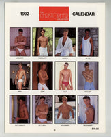 The Christopher Collection Calendar 1992 Beefcake Hunks 28pg Gay Pinup Calendar M26884