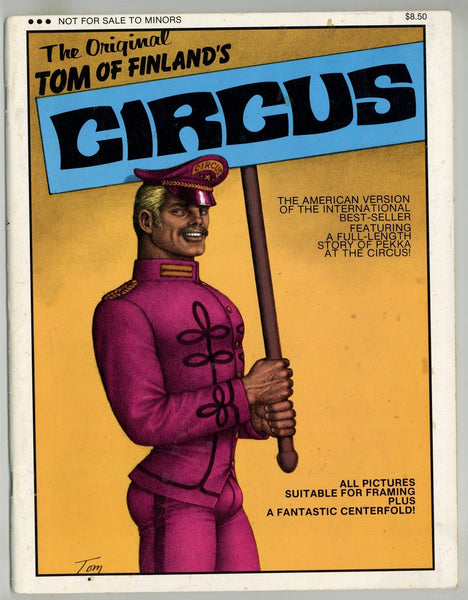 Tom Of Finland's Circus 1977 Vintage Homoerotic Graphic Novel 44pgs Marquis Publishing M28218