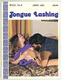 Outlaw Biker Hippie Smut 1976 Tattooed Thug Anal Sex w/Petite Peacenik Girl 48pg Tongue Lashing, Marquis Pub. Magazine M28233