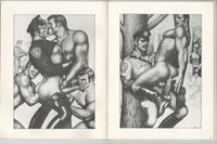 Tom Of Finland, Cops In Toms Drawings 1983 High Grade Condition 32pgs TOF Publishing, Vintage Gay Comic Artwork M28318