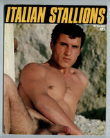 Italian Stallions 1984 Four Handsome Beefcake Hunks 96pgs Gay Physique Magazine, HCI Publ. M36101