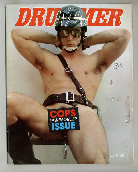 Drummer 1983 Tom Of Finland Cops Poster, Jim Wigler, Robert Payne 96pgs Gay Leathermen Magazine M28604