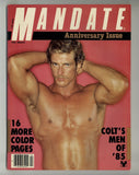 Mandate 1985 Colt Men of '85 Todd Nugent, Keith Warlock 114p Gay Magazine M28633