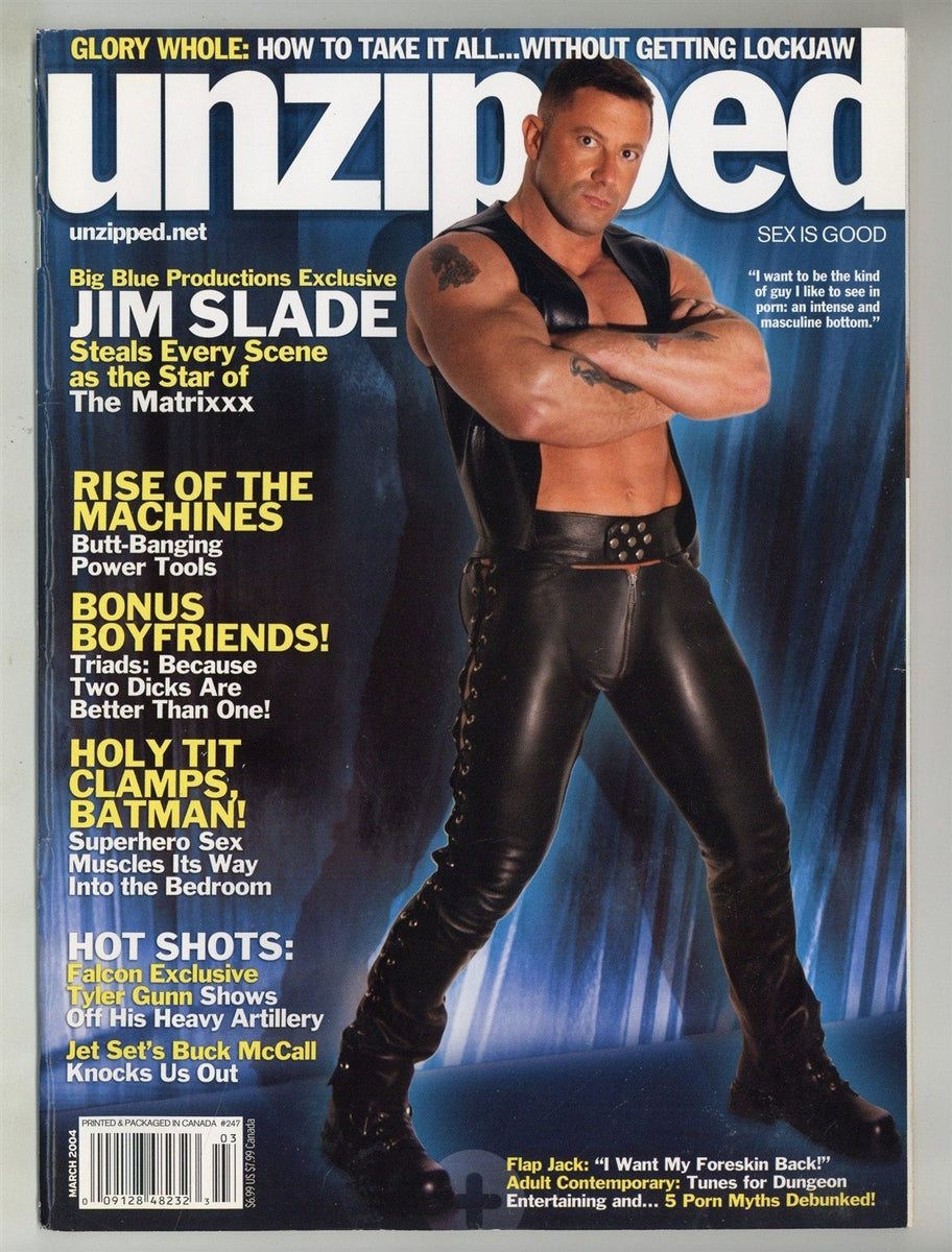 Unzipped 2004 Jim Slade, Tyler Gunn, Falcon Studios 82pgs Buck McCall ...