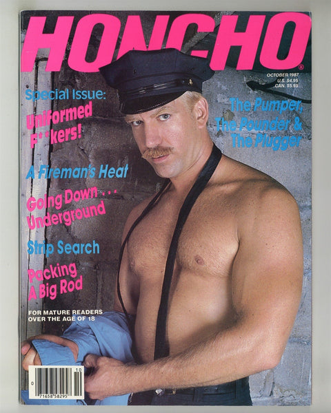Honcho 1987 Keith Ardent, Joe Tolbe, Richard Law 98pgs Malexpress, Cityboy Gay Magazine M28715