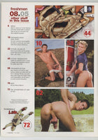 Freshmen 2008 Brent Diggs, Trystian Swet, Juan Pablo 74pgs Paul Pratt Gay Magazine M28762