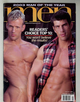 Men 2004 Danny Saprano, Thomas Wayne, Zeb Atlas 82pgs Nate Christianson Gay Pinups Magazine M28911