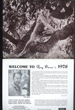 Roy Dean's 1978 Calendar Wilfried Dubbels, Arnoldo Santana, Joe Theelan 36pgs Physique Photos, Vintage Gay M28937