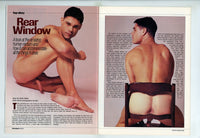 Unzipped 2000 Dylan Reece, JC Carter, Jon Vincent 50pgs Gay Pinup Magazine M28960