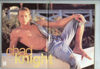 Blueboy 1996 Chad Knight, Eric Evans, Dario Sienna, Jeff Balbone 116p Cody Richards Gay Magazine M28971