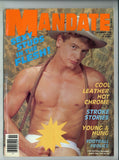 Mandate 1988 Justin Ross, Catalina Studio 98pgs Kristen Bjorn Beefcakes Gay Magazine M28976