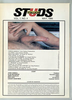 Stallion Studs V1#4 Pierce Daniels 1986 Beau Mathews, Chris Allen, Peter Berlin 84pgs Gay Magazine M28980