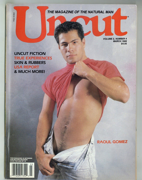 Uncut 1988 Raoul Gomez, Mario Ferreri 84pgs Kristen Bjorn Gay Physique Pinup Magazine M28983