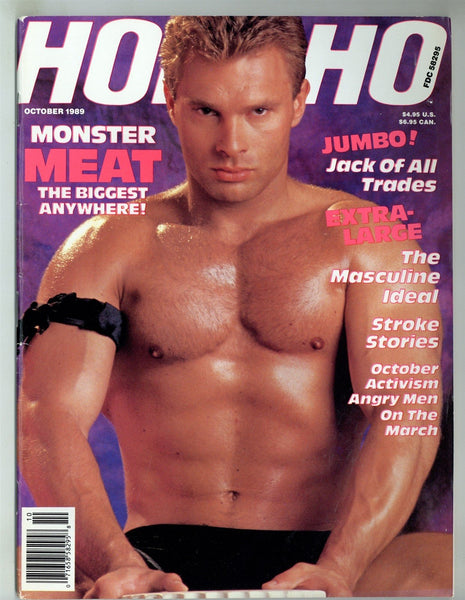 Honcho 1989 Hans Mueller, Jim Hunter, Kristen Bjorn 98pgs Cityboy Gay Pinups Magazine M28990